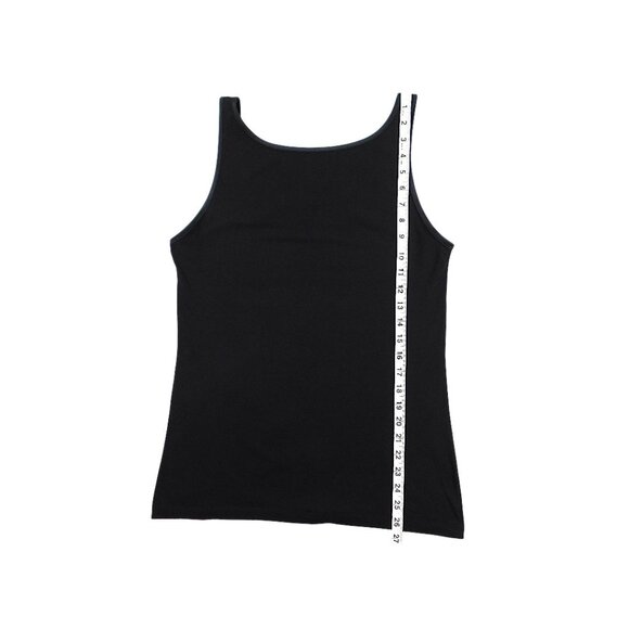 Dagi Black Scoop Neck Cotton Stretch Tank Top – Women’s Size 46 XL Basic - Picture 8 of 9